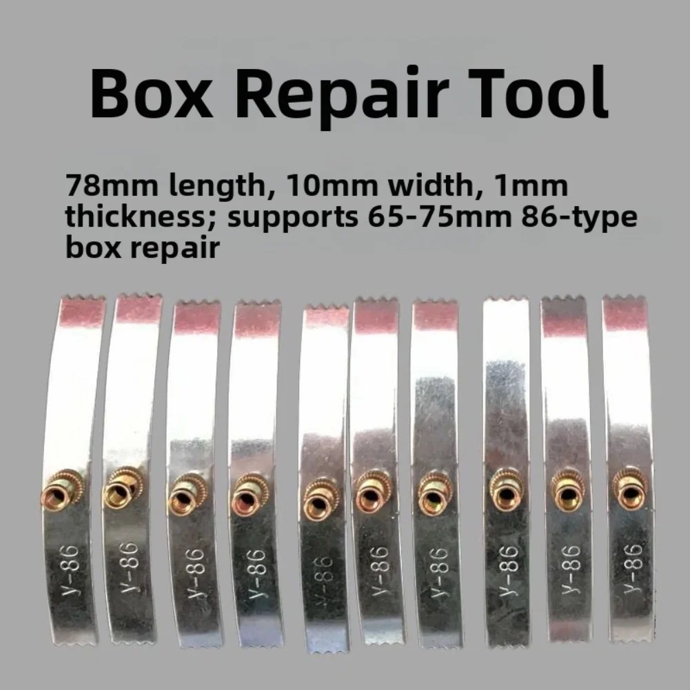 Junction Box Repair Kit 86-Type Switch Socket Back Cover Replacement Kit Wall Box Switch Repair Tool For Household Electricians