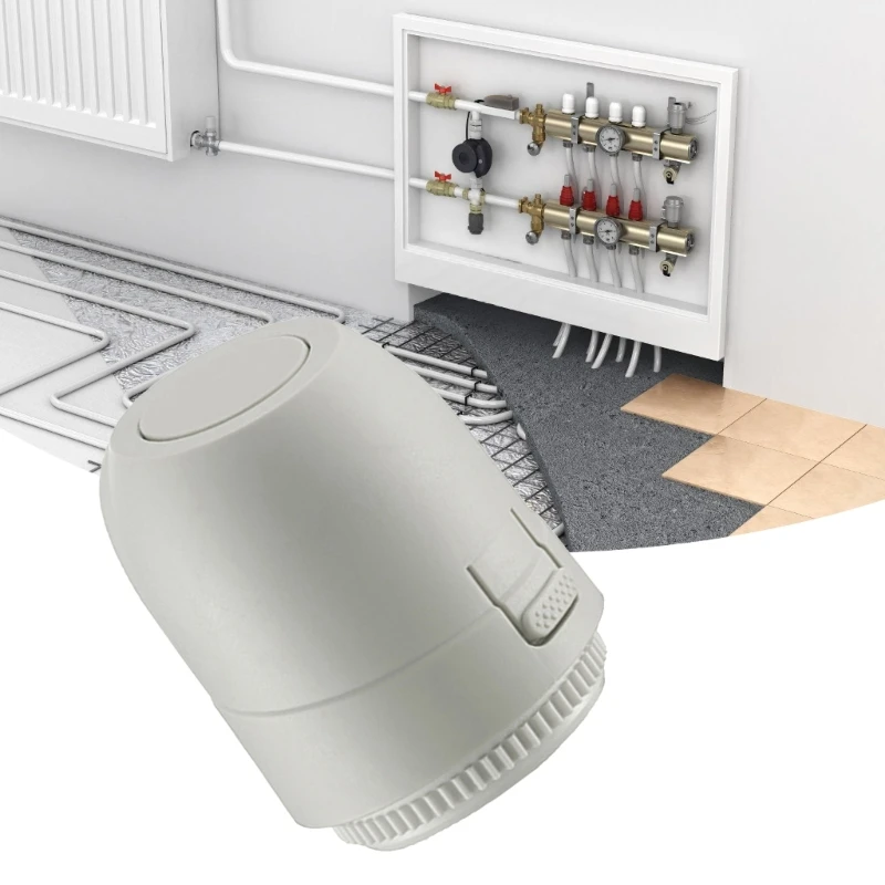 Piccolo Attuatore Termico Elettrico Attuatore a Basso Consumo per Impianti Riscaldamento Dropship
