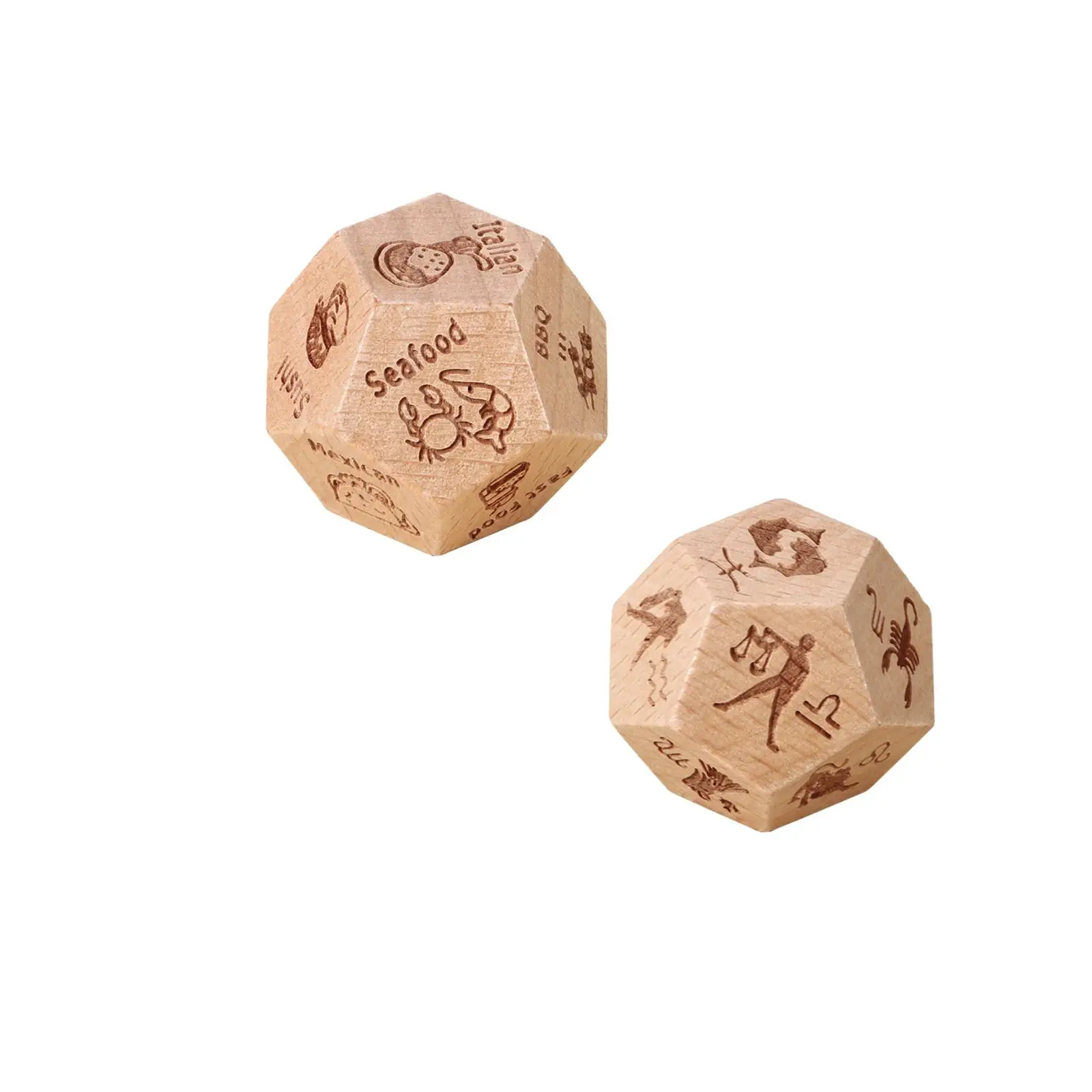 D12 Polyhedral Dice Valentine's Day Gifts Date Night Dice for Board Game