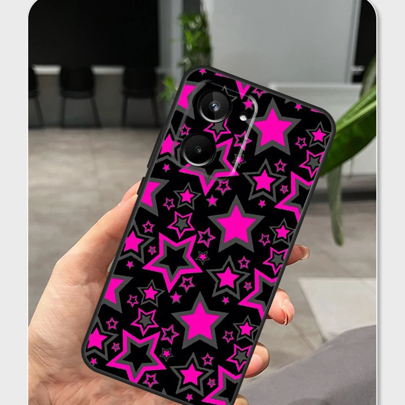 Y2k Star Element Case For Realme 15 13 12 10 11 14 Pro Plus GT6 GT7 C55 C15 C35 C33 C61 C65 C67 C53 C71 C75 #5