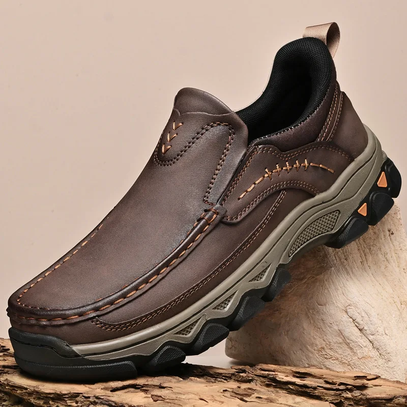 

New Men's Shoes 2026 Summer Men's Casual Shoes Release Two Hand Sliding Sleeve Le Fu Shoes