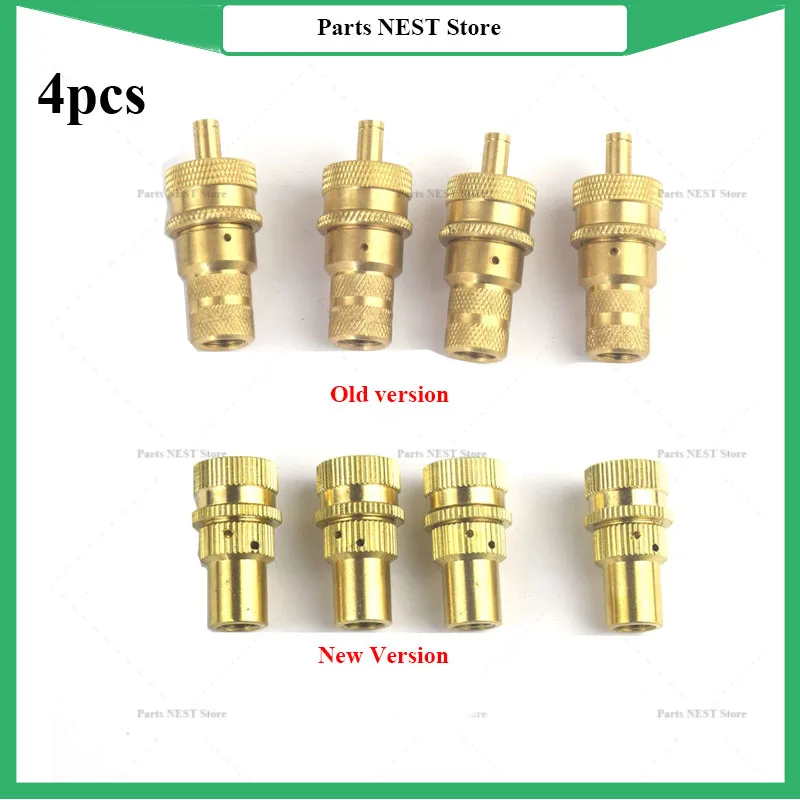 4Pcs Offroad Brass Tire Deflators Kit Automatic 6-30psi Tyre Tire Pressure Relief Valve Deflators Bleeder Valve Tyre Repair Kit