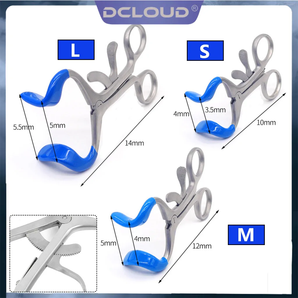 

1Pc Dental Cheek Lip Retractor Stainless Steel Mouth Opener Cheek Expander Dentist Orthodontic Tools Oral Examination Materials