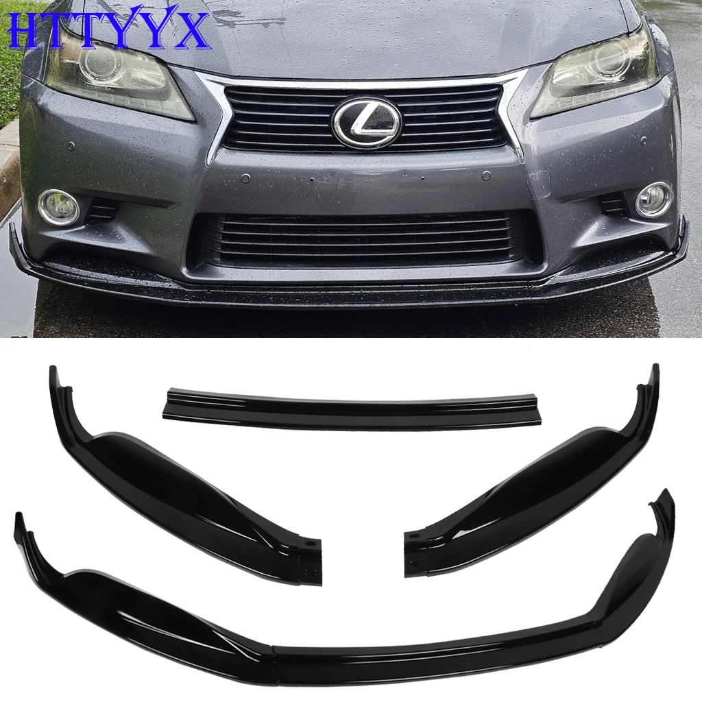 

For Lexus GS250 GS300h GS350 GS450h 2013 2014 2015 Series Base Car Front Bumper Splitter Lip Diffuser Body Kit Spoiler Guard