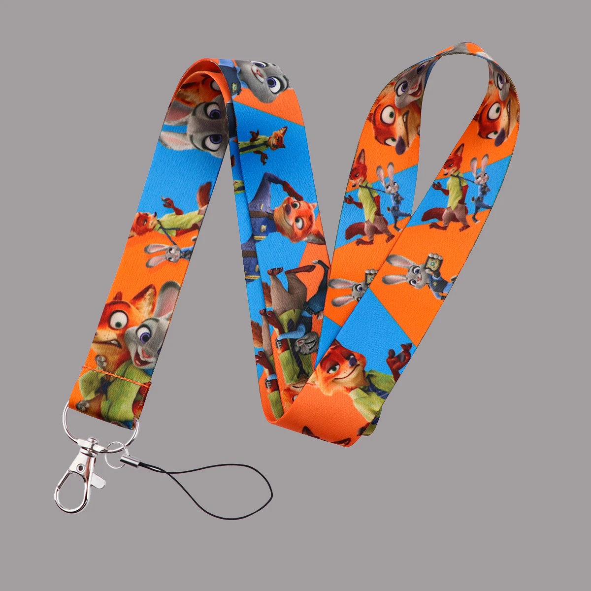

Cartoon Animal Role Neck Strap for Keychain Gym Mobile Phone Straps Hanging Rope Lariat Lanyard Keyring Accessories Gifts