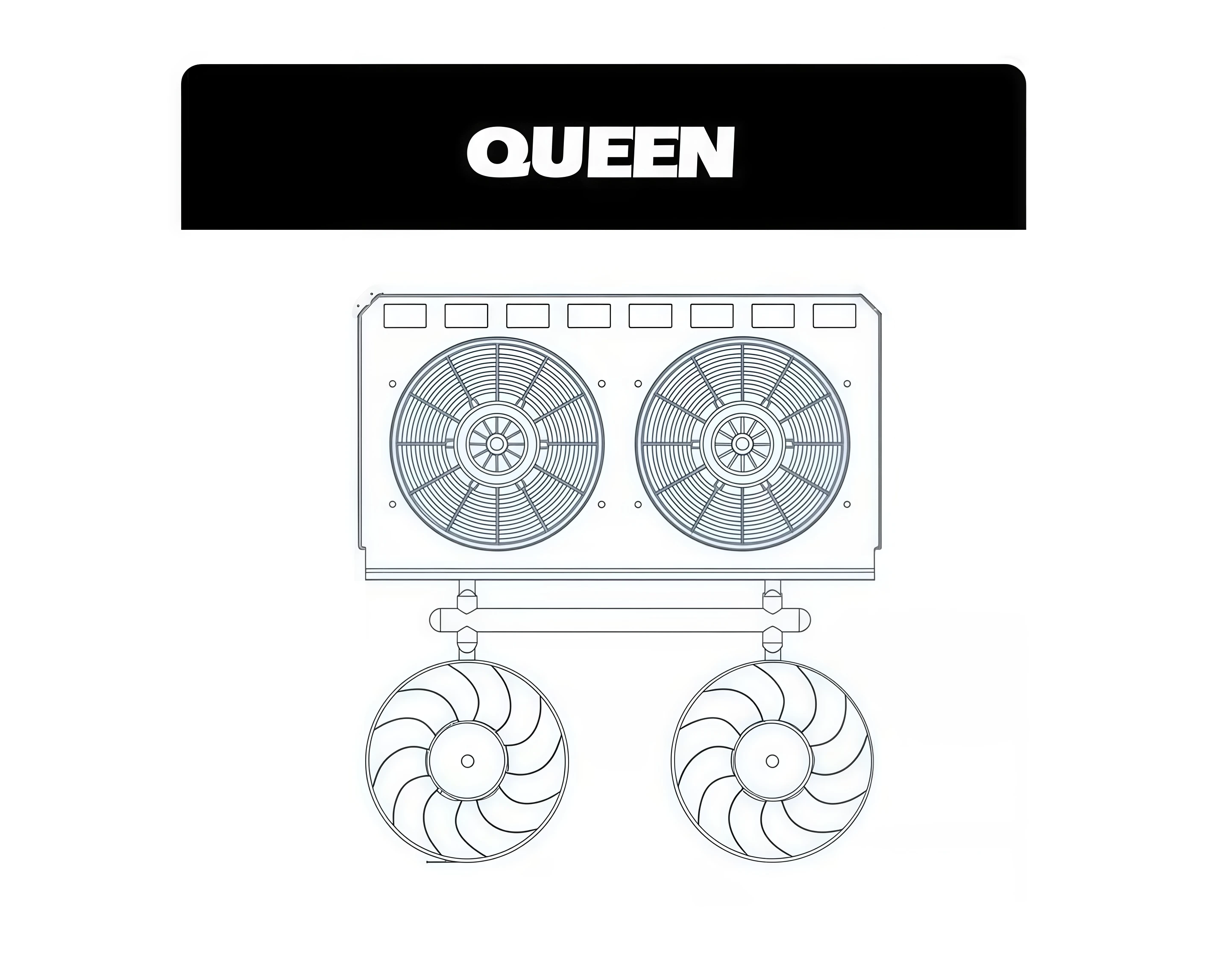 Części zamienne Capo QUEEN RC (Maska/Deska rozdzielcza/Siedzenie/Wentylator/Skrzynka narzędziowa)