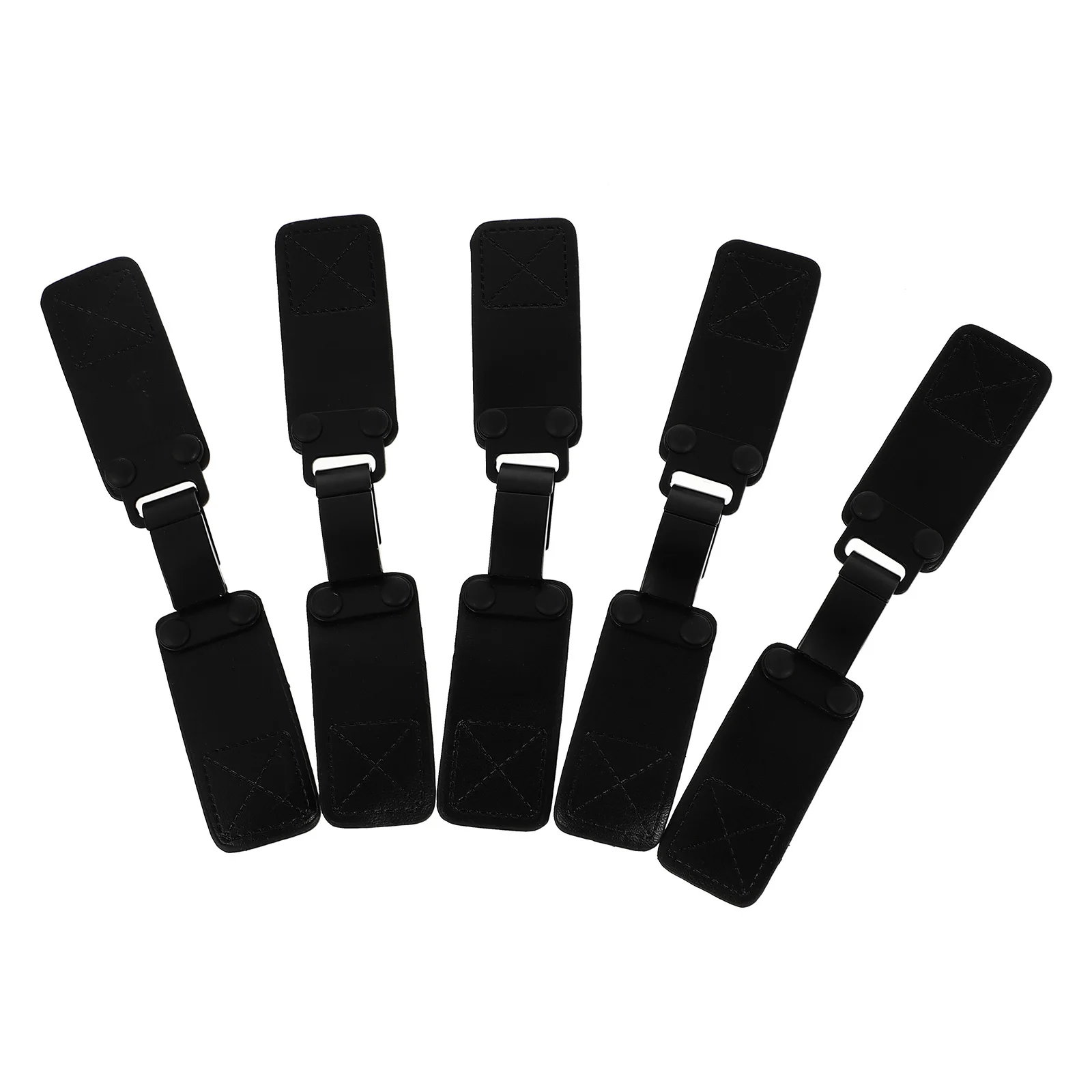 معطف الرياح حزام أبازيم معدنية Pu تبديل المشابك DIY بها بنفسك أزرار الملابس استبدال واق من المطر إغلاق السحابة #2