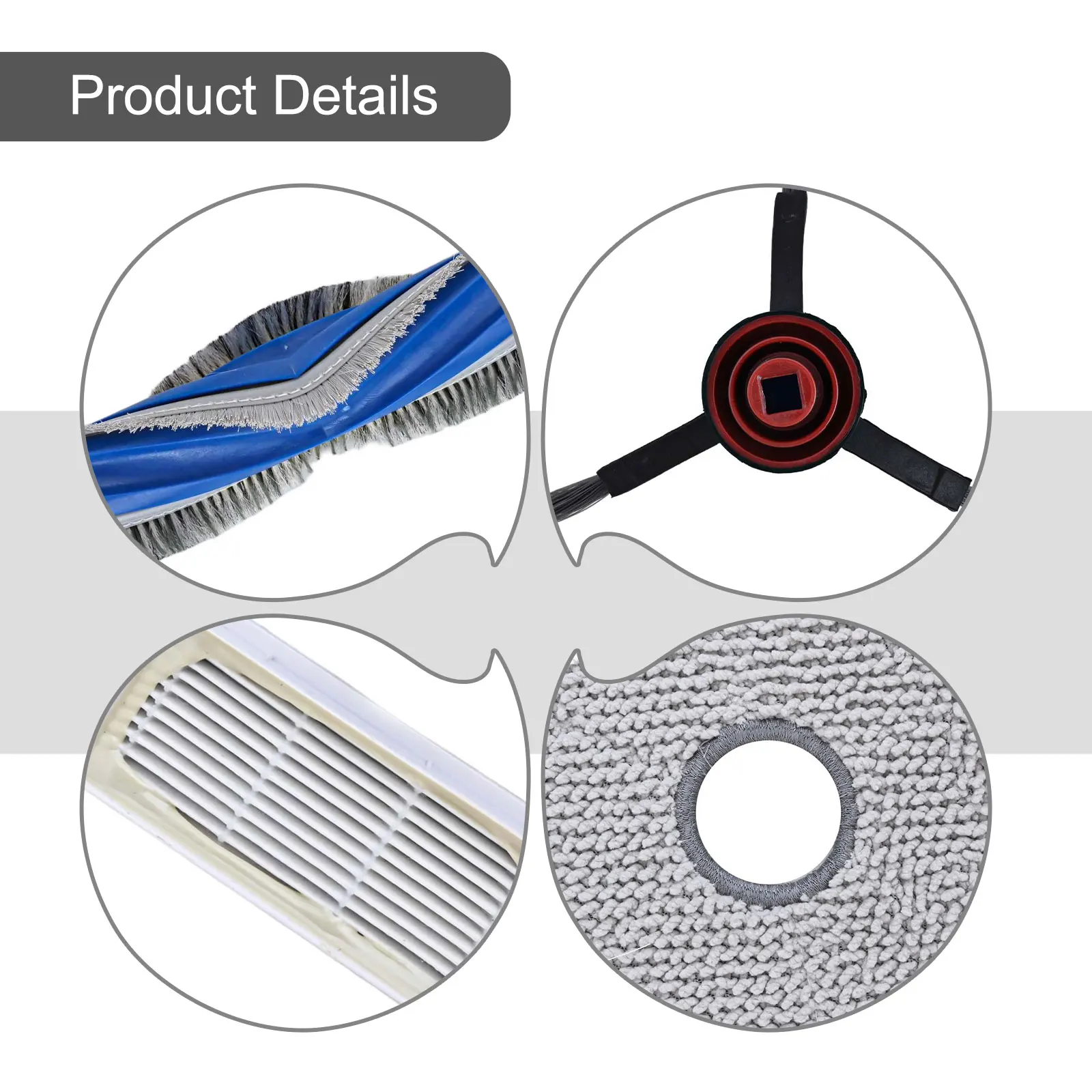 Cleansing Component Set Tailored For Your For ECOVACS For DEEBOT T30 PRO For OMNI to Ensure Consistent Performance