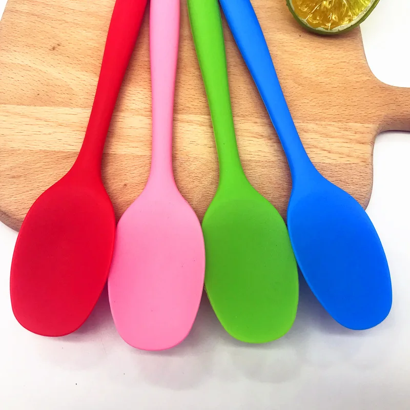 High Grade Silicone Spoon Cake Putty Bakeware Large Unity Spoon Utensil Butter Cooking Silicone Spatula for Kitchen Gadgets