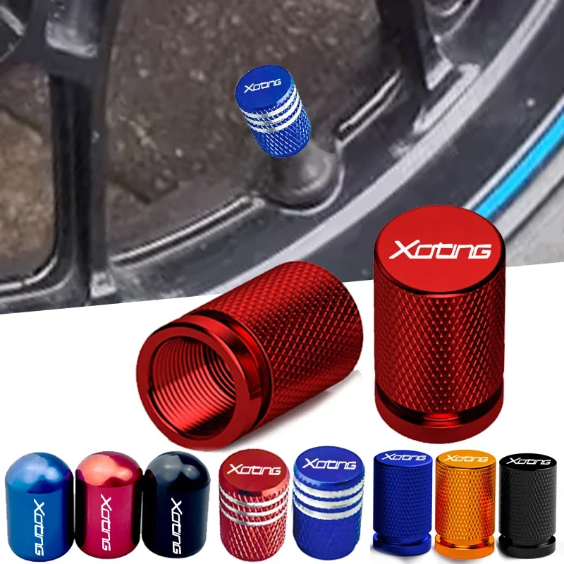 2pcs Motorcycle Wheel Tire Valve Stem Caps for KYMCO XCITING S400 400S 400i XcitingS400 Universal Airtight Covers Accessories