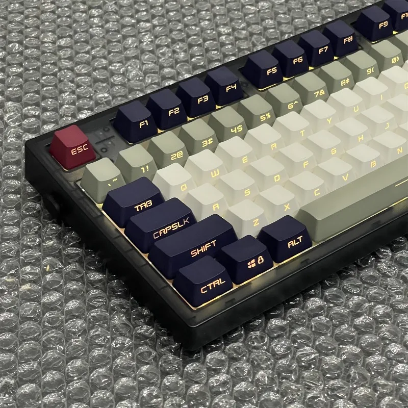 

Retro Color Translucent Theme Keycaps Set Custom PBT Sublimation OEM Profile Keyboard Cap for Mechanical Keyboard Accessories