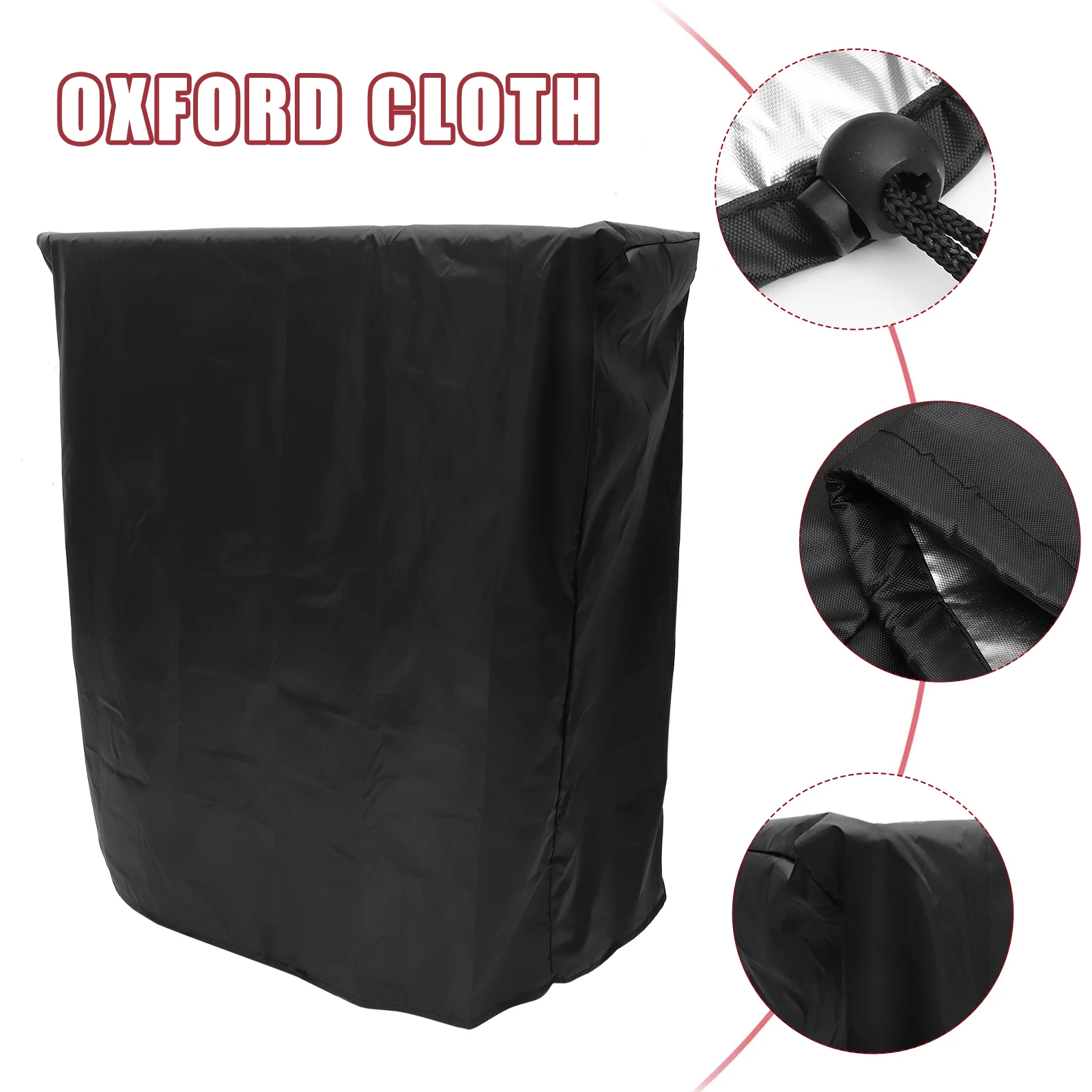 Cubierta plegable impermeable de tela Oxford, Protector de jardín y Patio, protección solar, funda para silla, funda para muebles de exterior duradera