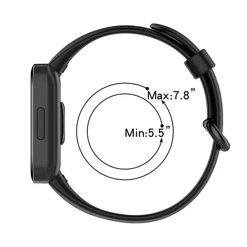Soft Silicone Strap for Redmi Watch 2 Lite Smart Wristband Bracelet Replacement Strap for Xiaomi Redmi Watch 2 Global Version