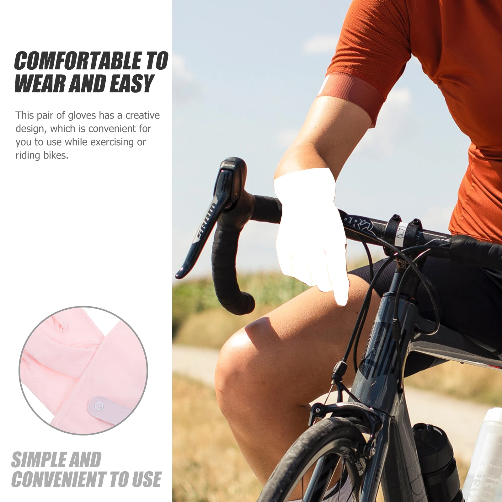 

Sunscreen Ice Gloves Bike Women Road Cycling Sports Fishing Accessories Riding Woman