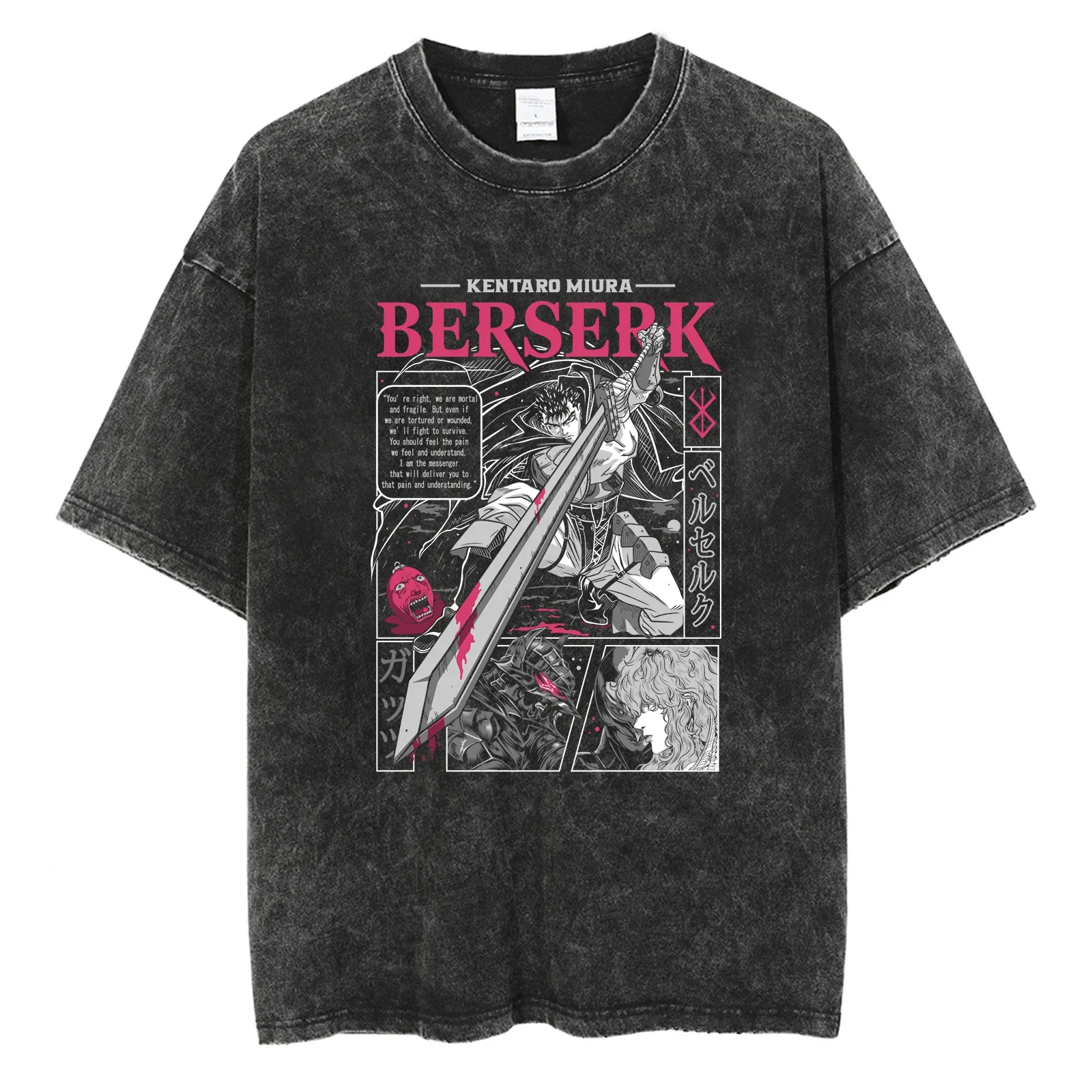 

Мужские футболки с графическим принтом в стиле аниме, большие футболки, винтажная уличная одежда в стиле Харадзюку, хлопковые свободные топы с короткими рукавами