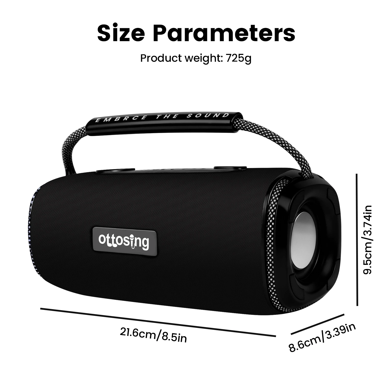 Subwoofer Bluetooth Speaker Portable Wireless Radio FM Computer PC TV 10W Powerful Woofer Bass Sound Box Music Outdoor Speaker view 6