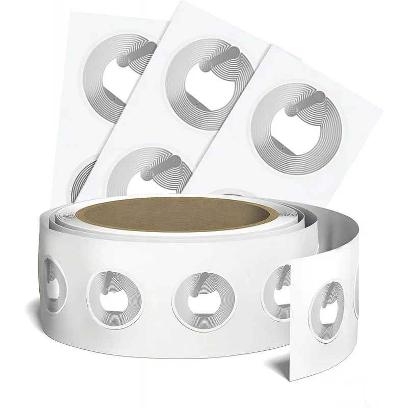 NFC Tag Sticker NTAG215 Blank Chip Adhesive Label NFC Tag Rewritable 504-byte Memory Compatible With NFC-enabled Smartphones