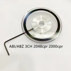 Encoder Disc disk for HEDS-9040#t00 HEDS-9040#U00 2048CPR 2000CPRABZ/ABI 3channel Grating Counting outside diameter50.6mm