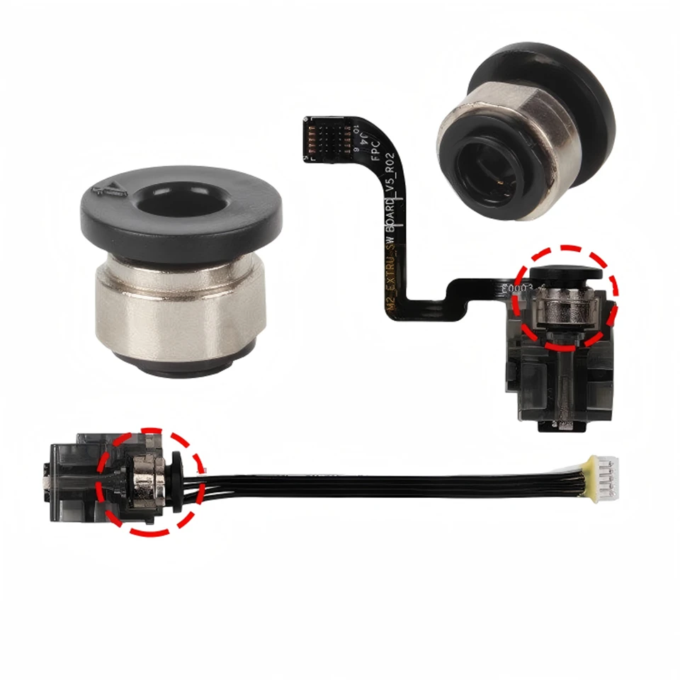 5/10/20 Stück L93A-Pneumatikverbinder 1,75mm Filament-Extruder für Bambu Lab X1 P1 Serie PTFE-Schlauch Hall-Sensor 3D-Drucker-Teile – Detail 1