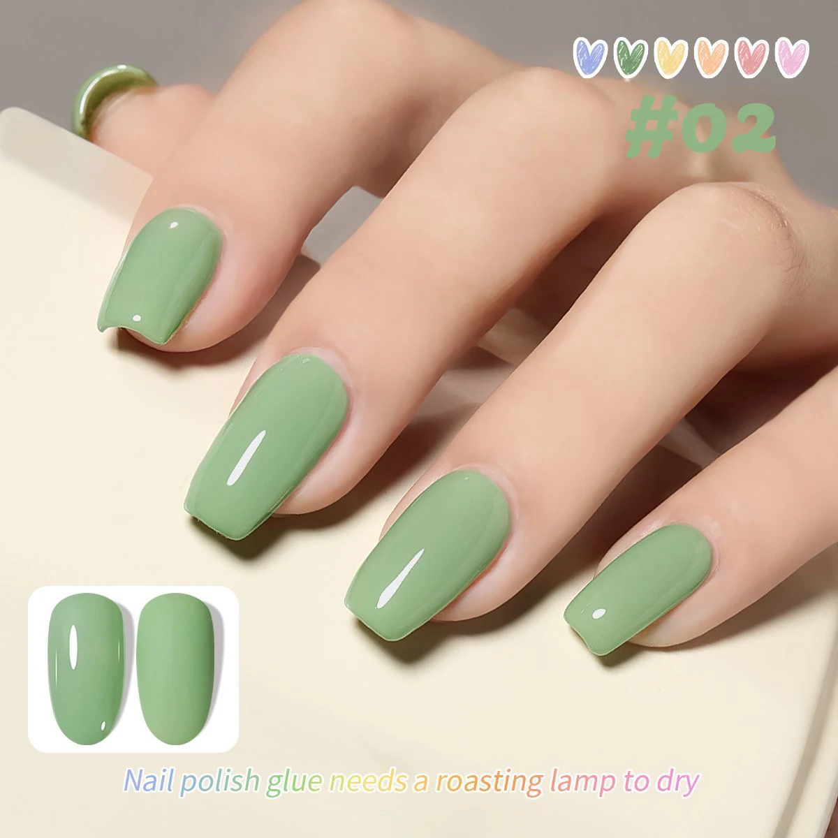1pcs PSK Afternoon Sweetheart Gel Nail Polish Popular Macaron Whitening Yellow Pink Green Blue Gel Nail Art Nail Supplies