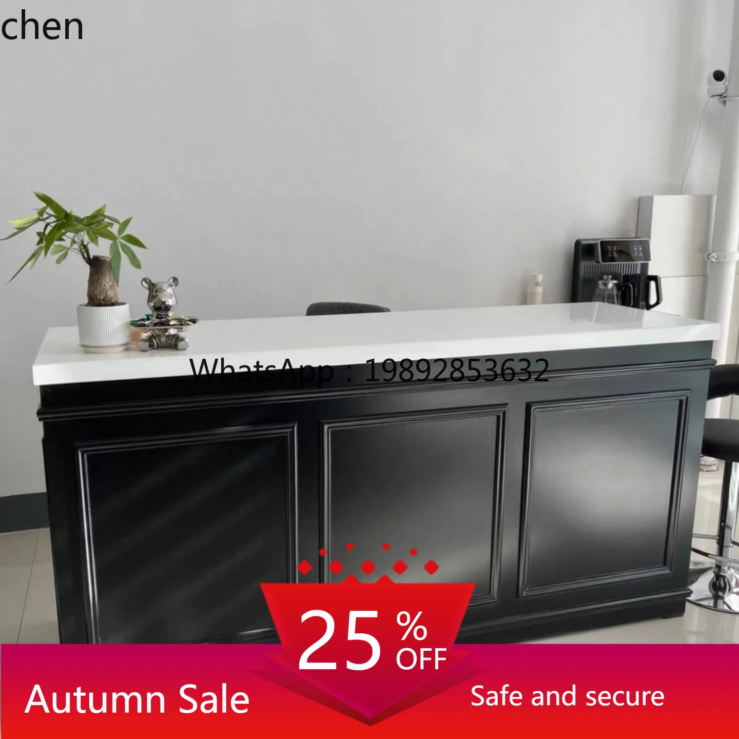 

Beauty salon front desk dessert milk tea shop small company front desk clothing store checkout page