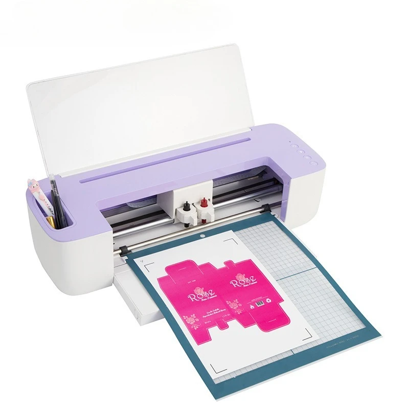 

Fully Automatic Household Small Purple Desktop Engraving Machine Film Adhesive Paper Hot Stamping Machine