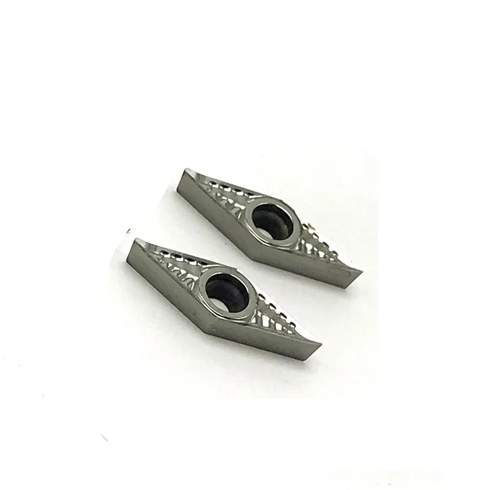 High Quality Portable Pratical Aluminum Inserts Tools 10* Aluminum CNC Carbide Turning Inserts VCGT110308-AK H01