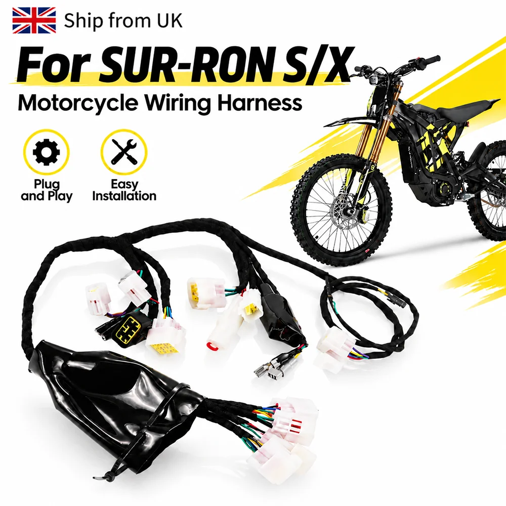 AliExpress JFGRACING Wiring Harness Line For European version Surron Light Bee S X 160 260 Motorcycles Rubber Copper Replacement Electric Dirt Bike Accessories E-Bikes