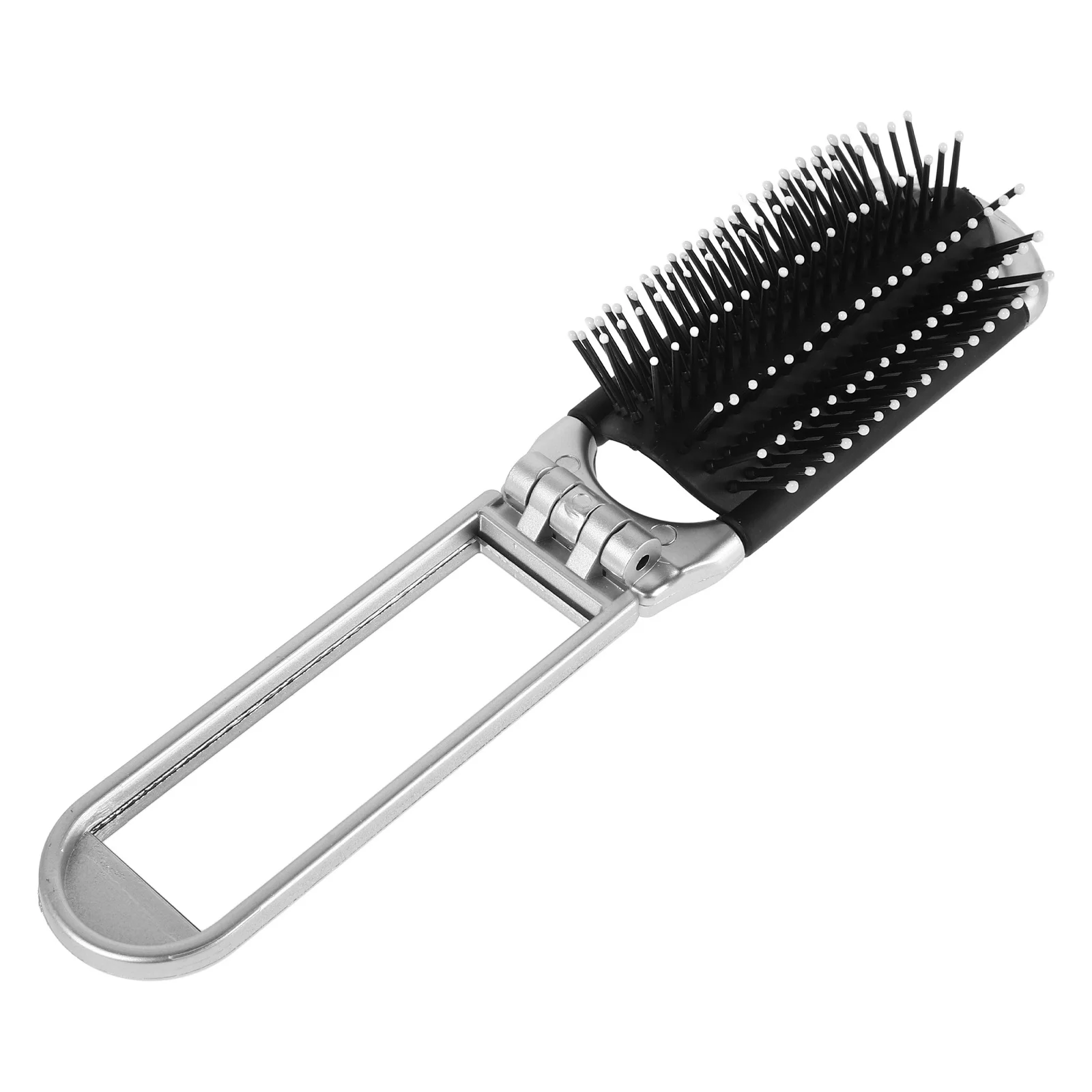 

Travel Mirror Hair Brush Foldable Comb for Handbag Small Styling Tool for Quick Touchups Travel Size Hair Brush