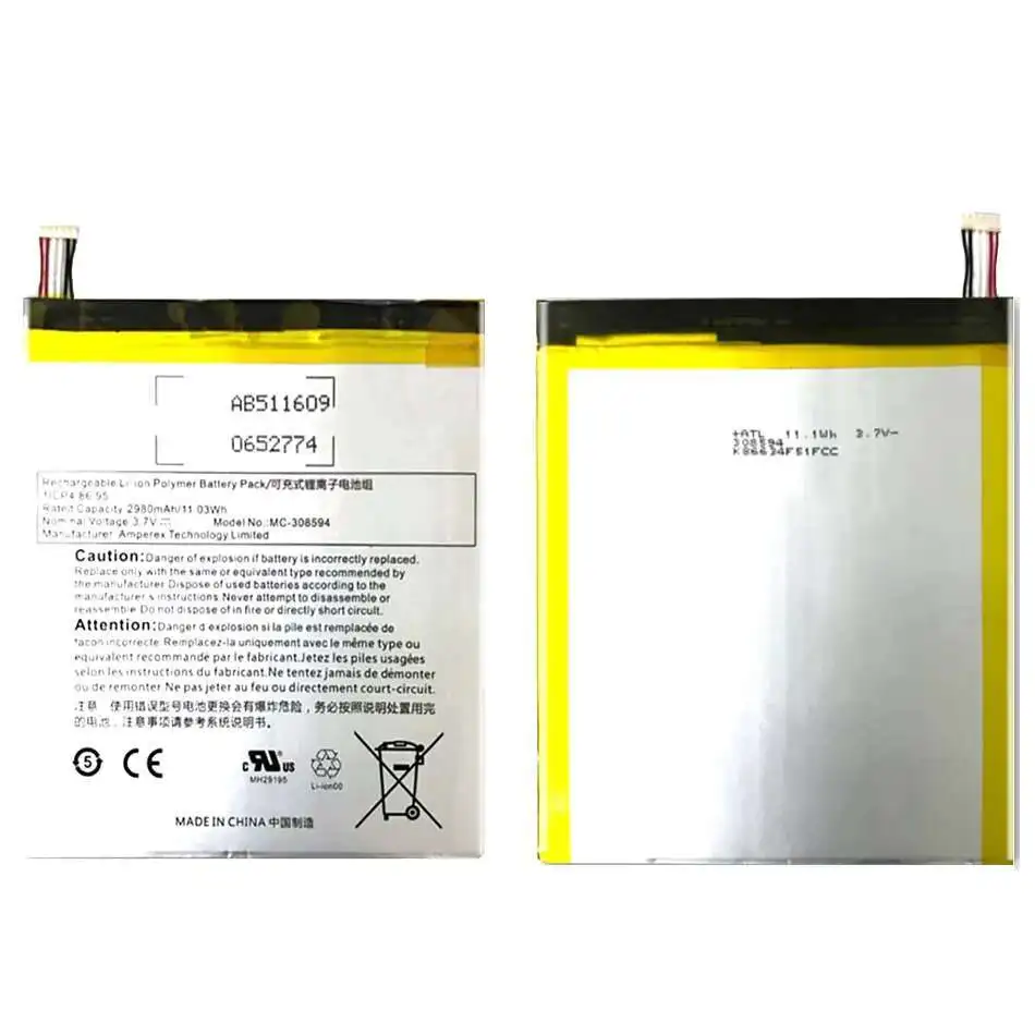 

Battery For Amazon Kindle Fire HD X7 8" 7th 2017 7 4th 4 5th 6TH 10.1 7th Release SX034QT SL056ZE PR53DC MC-28A8B8 C9R6QM SV98LN
