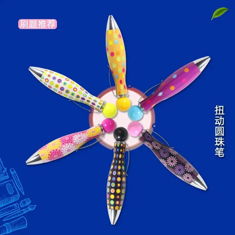 Short Mini Bowling Ball Student Six-Color Mixed Twist Ballpoint Pen