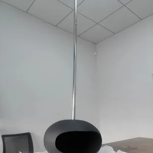 معلقة التدفئة الديكور الحقيقي النار الموقد معلقة سخانات داخلية شنت السقف الحيوي الكحول المعلق الموقد أفضل 6 مواقد مبيعا للنار المزيفة - رقم 1