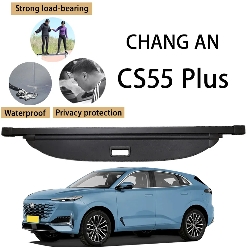 

For Changan CS55plus Cargo Cover Trunk Retractable Waterproof Security Cargo Cover Luggage Shield cars accessories interior