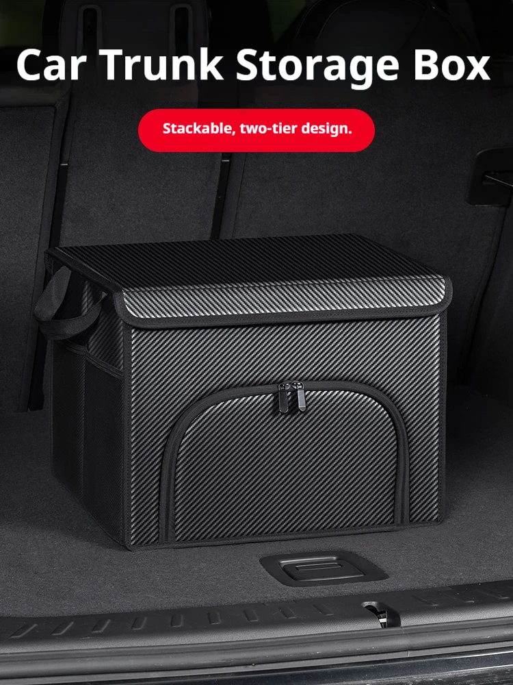 Car trunk large capacity Foldable storage box shoe storage organizing box For Mitsubishi Outlander Triton Colt Lancer EX Pajero