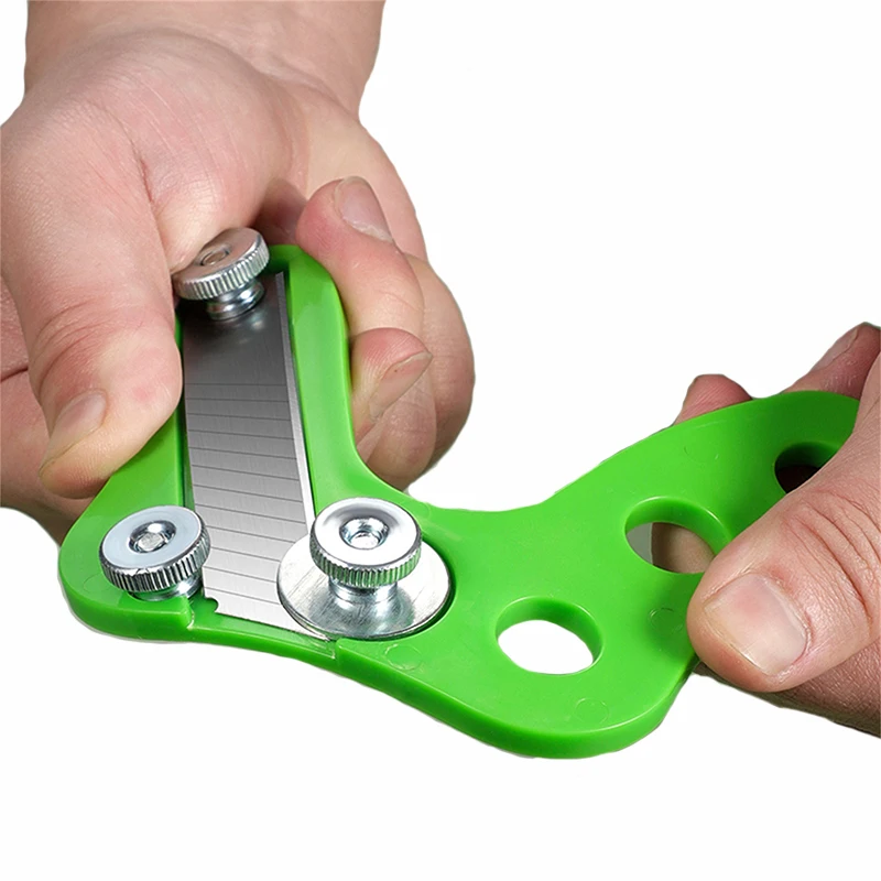 1PC Edge Band Trimmer Woodworking Manual Trimmer PVC Strip Gypsum Board Scraper Right Angle Rounded Arc Trimmer