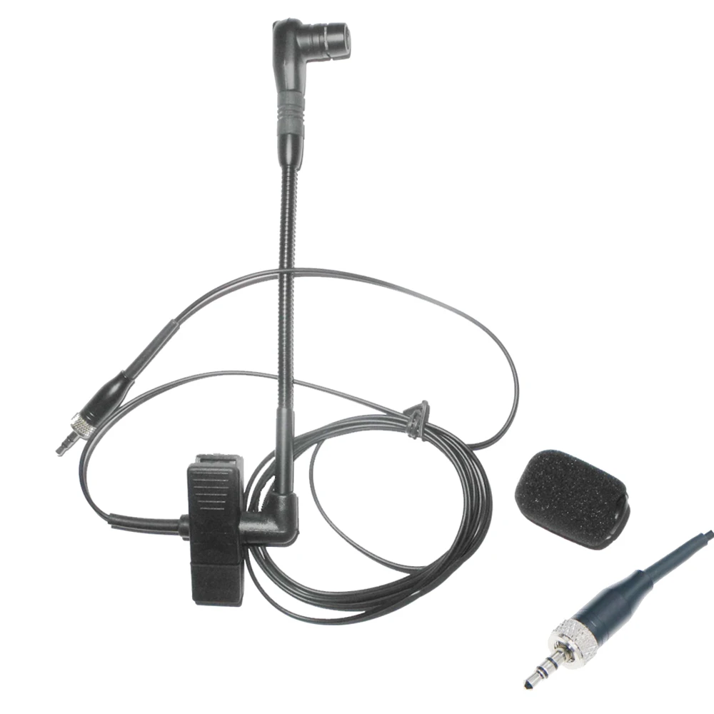 

E908 Cardioid Instrument Microphone For Sennheiser G1 G2 G3 G4 Wireless BodyPack Clip-On Mics 3.5mm Lock