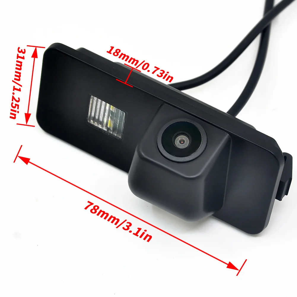 Cámara de visión trasera para coche, videocámara HD de 170 °, 1080P, AHD, ojo de pez, para VW GOLF V, GOLF 5, SCIROCCO, EOS, LUPO, PASSAT, CC,