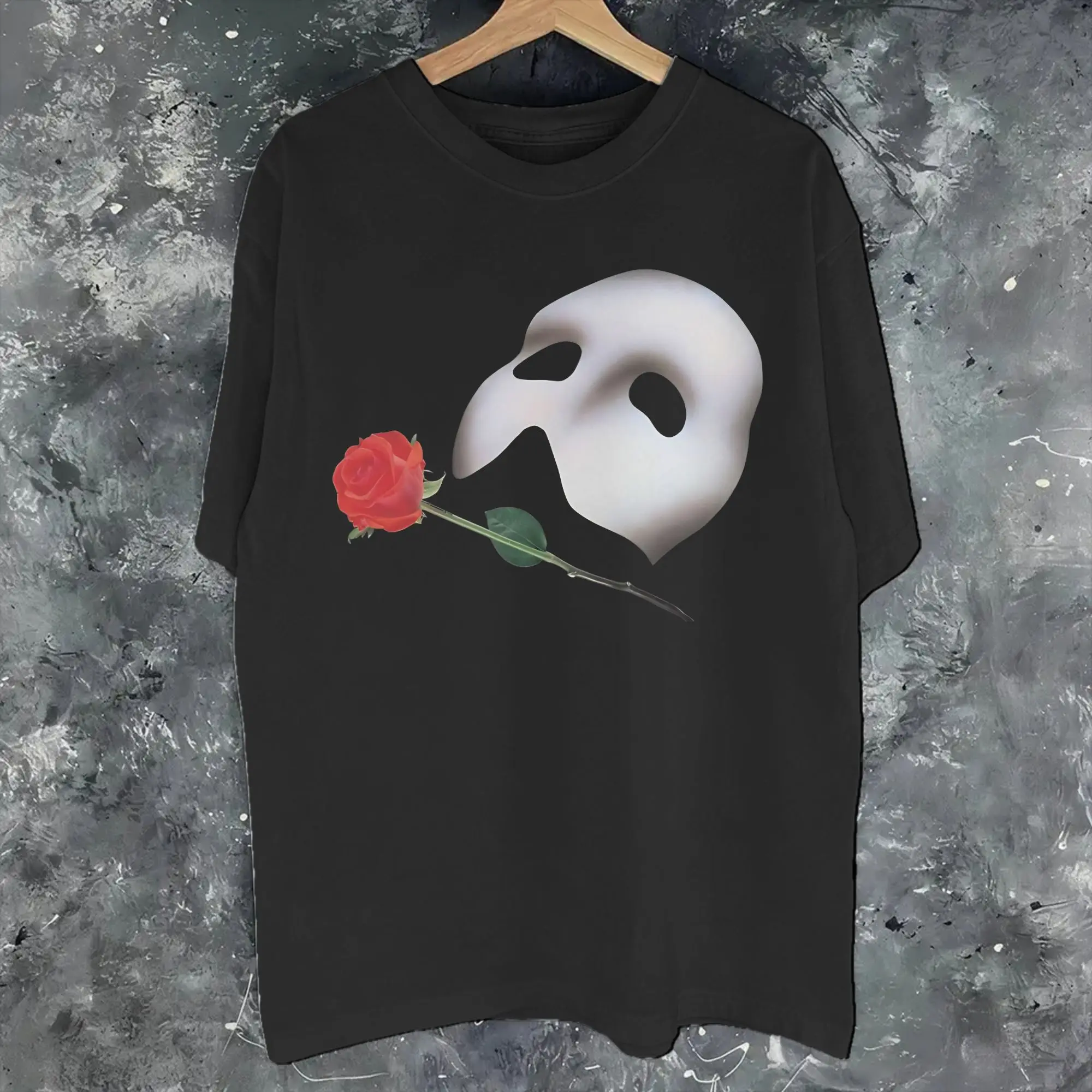 Phantom of The Opera Outfit Men Women T Shirts Cotton Tee Printed  T-shirt Clothing