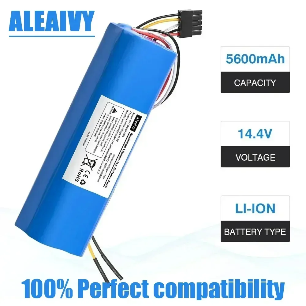 

Original Li-ion Battery for CECOTEC CONGA 2090 3090 4090 5090 1690 1890 Robot Vacuum Cleaner 14.4V 18650 12800mAh Battery Pack