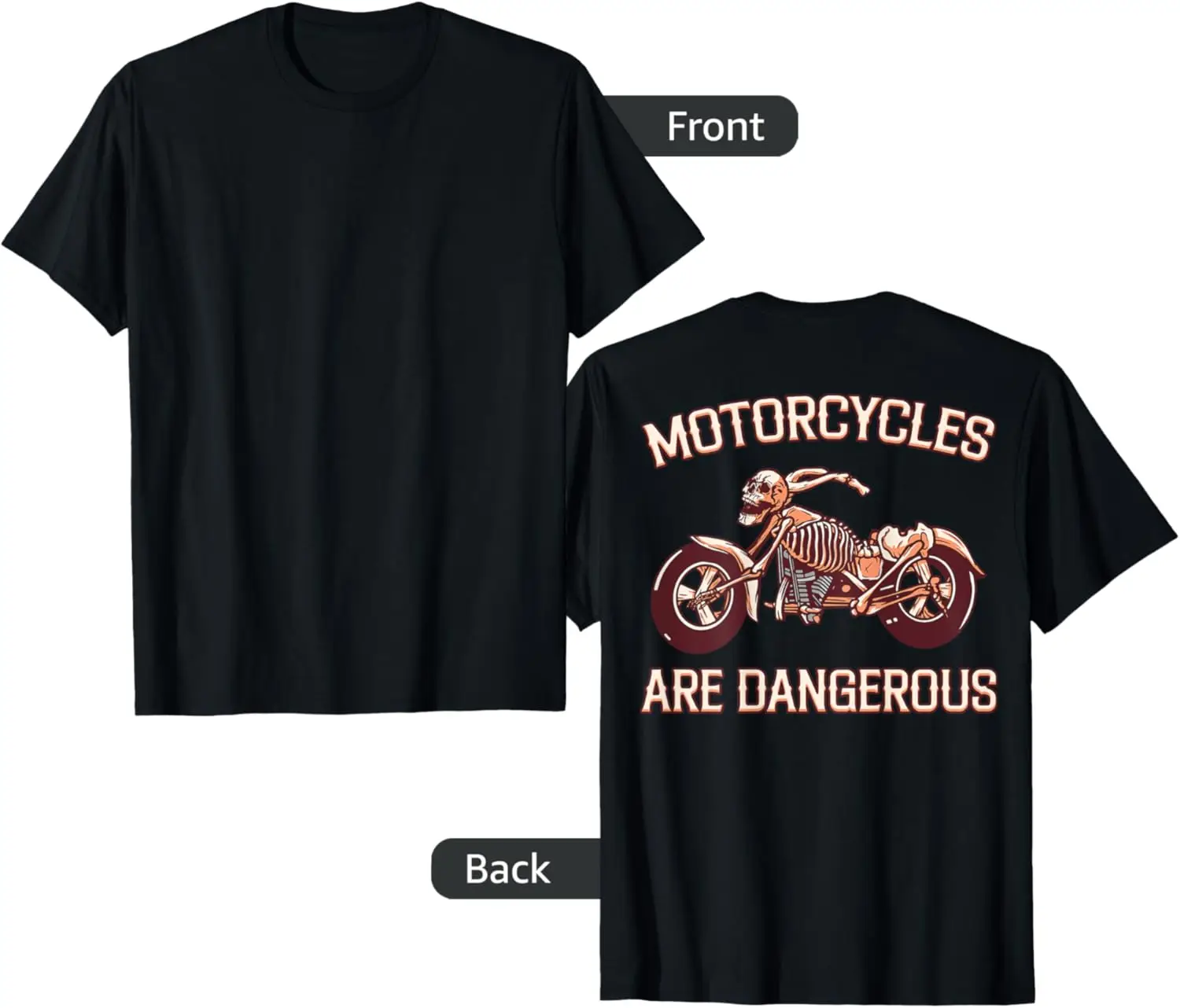 

Distressed Vintage Retro Motorcycles Are Dangerous Graphic T-Shirt Motorcycle