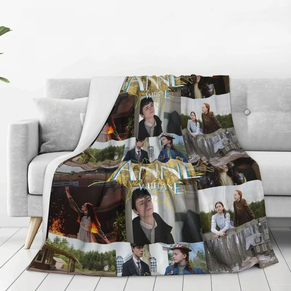 Anne With An E Collage Blankets Flannel Super Soft Throw Blankets Sofa Throw Blanket For Couch Bedding Office Throws Bedspread