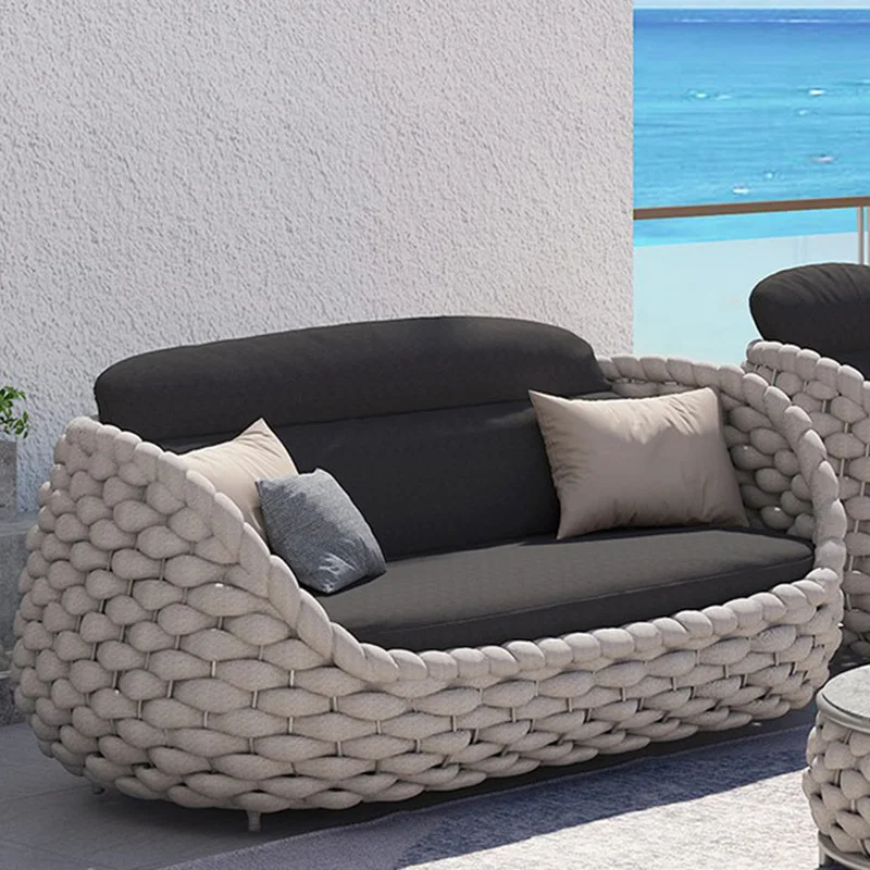 Italian Style Lazy Person's Garden Sofas Originality Designer Comfortable Garden Sofas Simplicity Outdoor Furniture Divano HBOS