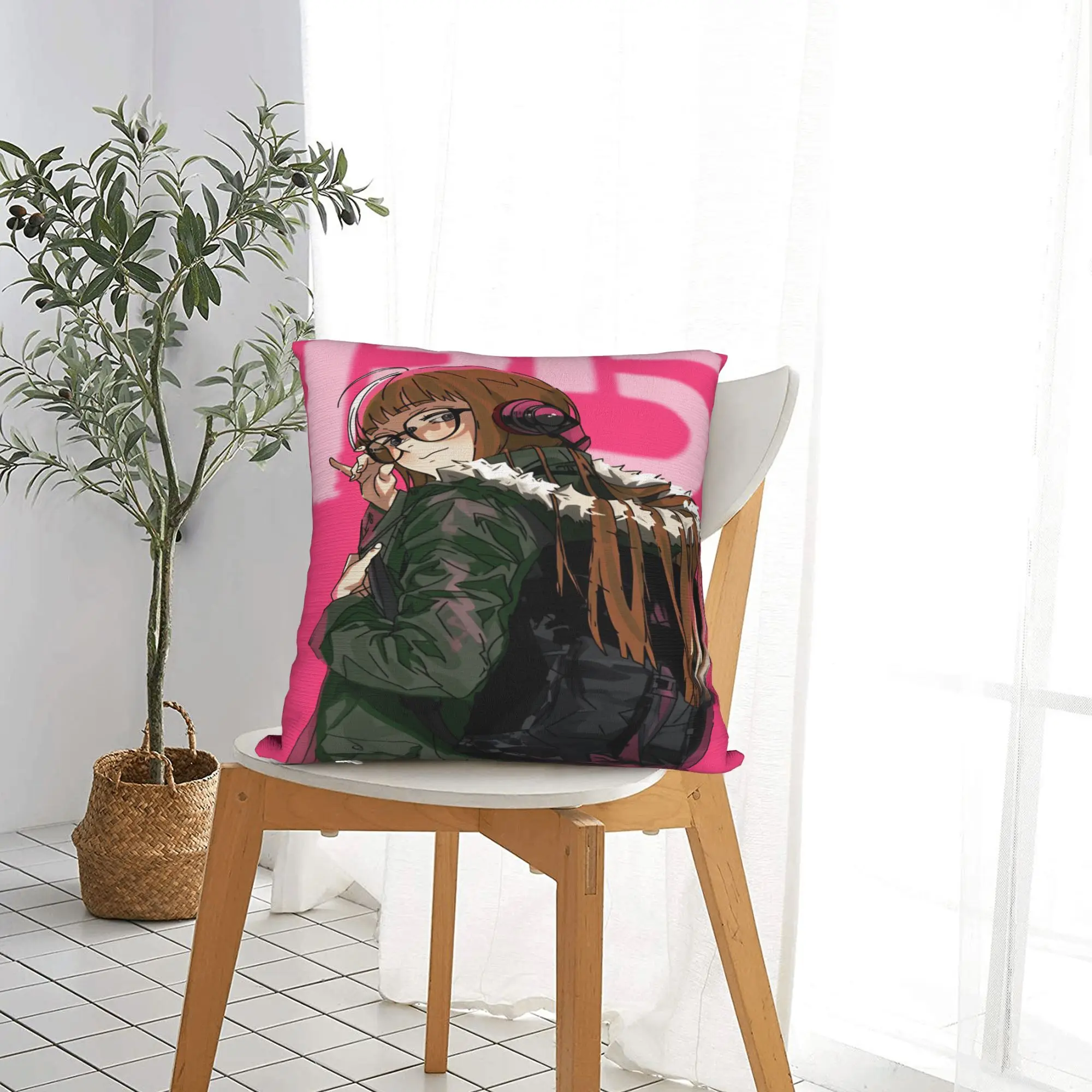 P5 Futaba Sakura Joker Pillow Case  Cute Funny Pillow Cover Design Pillowcases For Sofa Car Home Decor