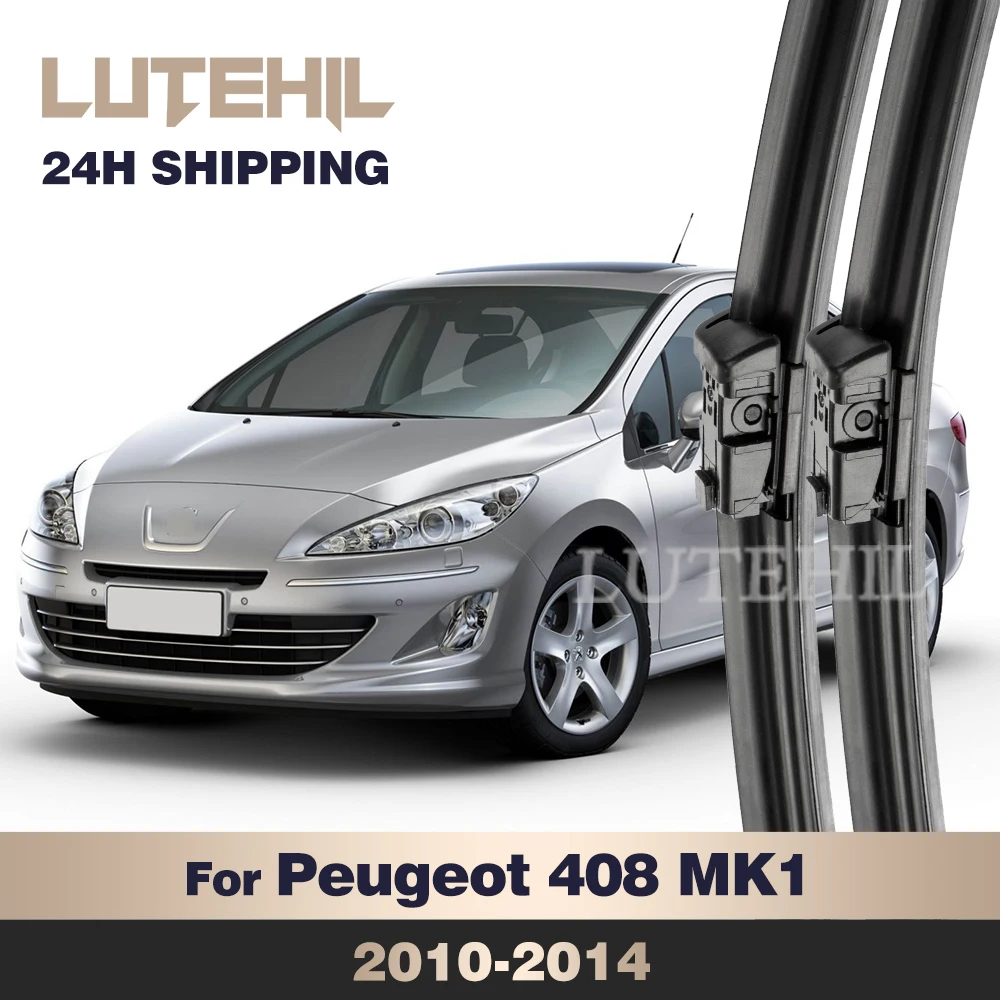 

For Peugeot 408 MK1 2010-2014 2011 2012 2013 Wiper Front Wiper Blades Windshield Windscreen Window Brush 30"+26"