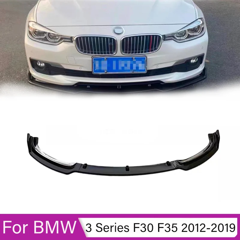 

Front Bumper Lip for BMW 3 Series F30 F35 2012-2019 3PCS Car Lower Spoiler Splitter Blade Diffuser Body Kits Tuning Accessories