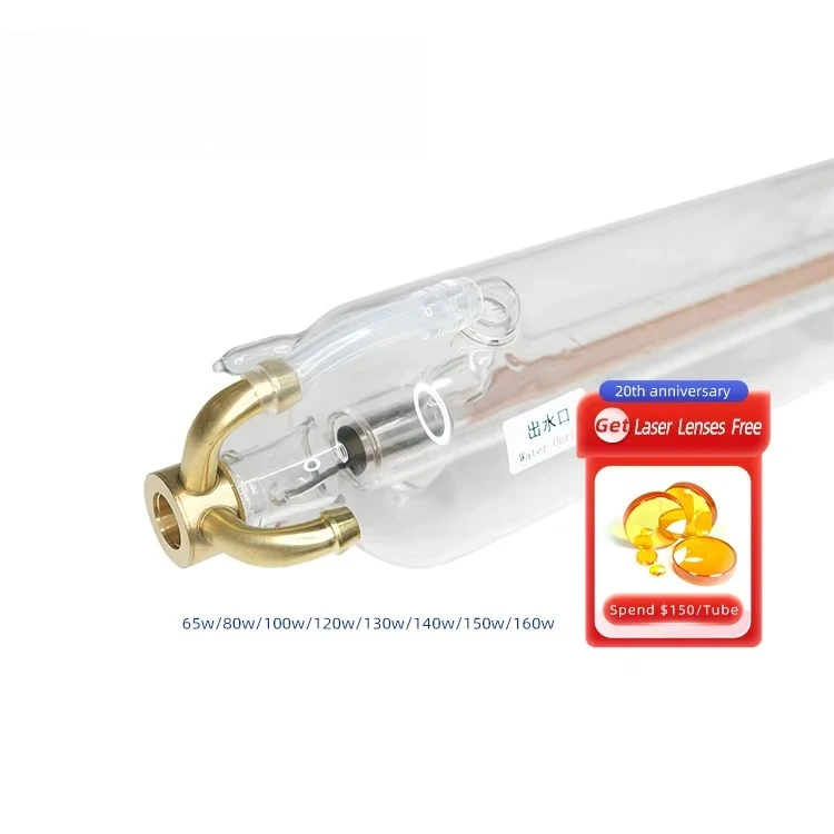 

Yongli CO2 Laser Tube 100W 130W 140W With Mirror Lenses For Engraving Compatible With All Major Brands + Free Accessories