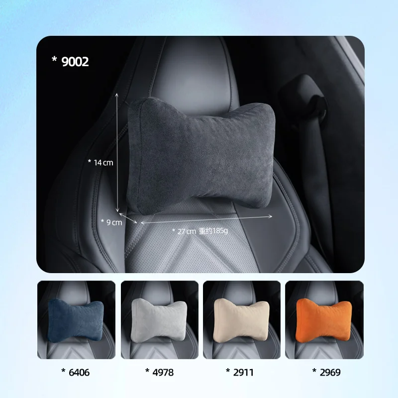 For Hyundai series Interior Accessories Car Neck Pillow Protective Lumbar Back Support Breathable Headrest Cushion Seat Pillow