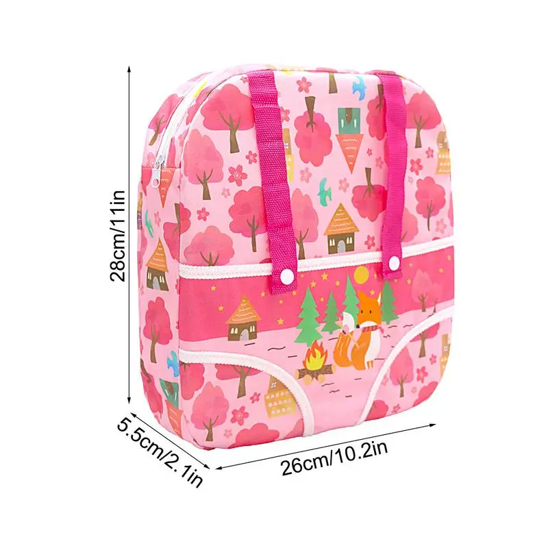 Puppen träger Rucksack wieder geborene Puppe Rucksack Träger Puppen träger Spaß Babydoll Zubehör Front Aufbewahrung taschen für Amerika Puppe 12