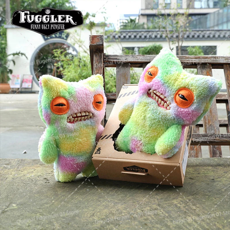 100% Original Fuggler gros dents mignon dent édition laboratoire monstre poupée annodé Alien Gaptooth McGoo jouets couleur aléatoire