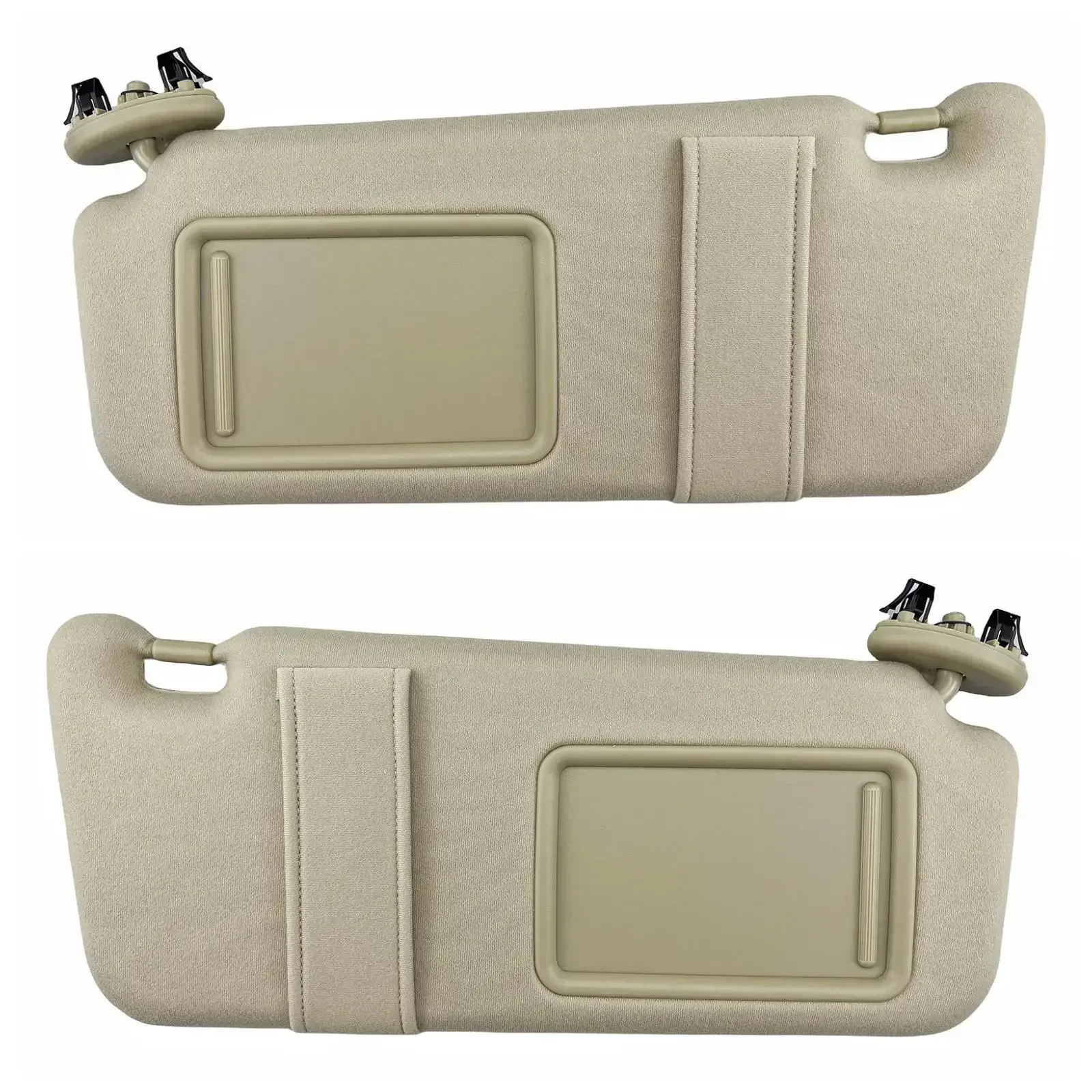 Sun Visor Without Lights Compatible with Toyota Camry 2007-2011 Replaces 74320-06800-B0 74310-06770-B0